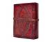  New design handmade embossed leather journal diary